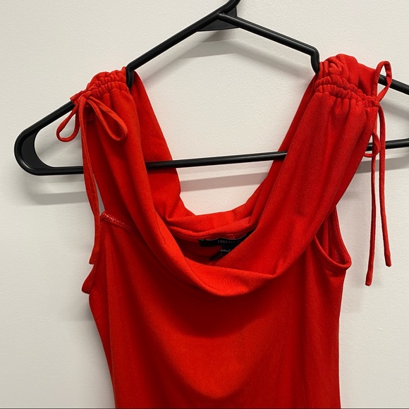 RED MINI TIGHT DRESS - Picture 5 of 8